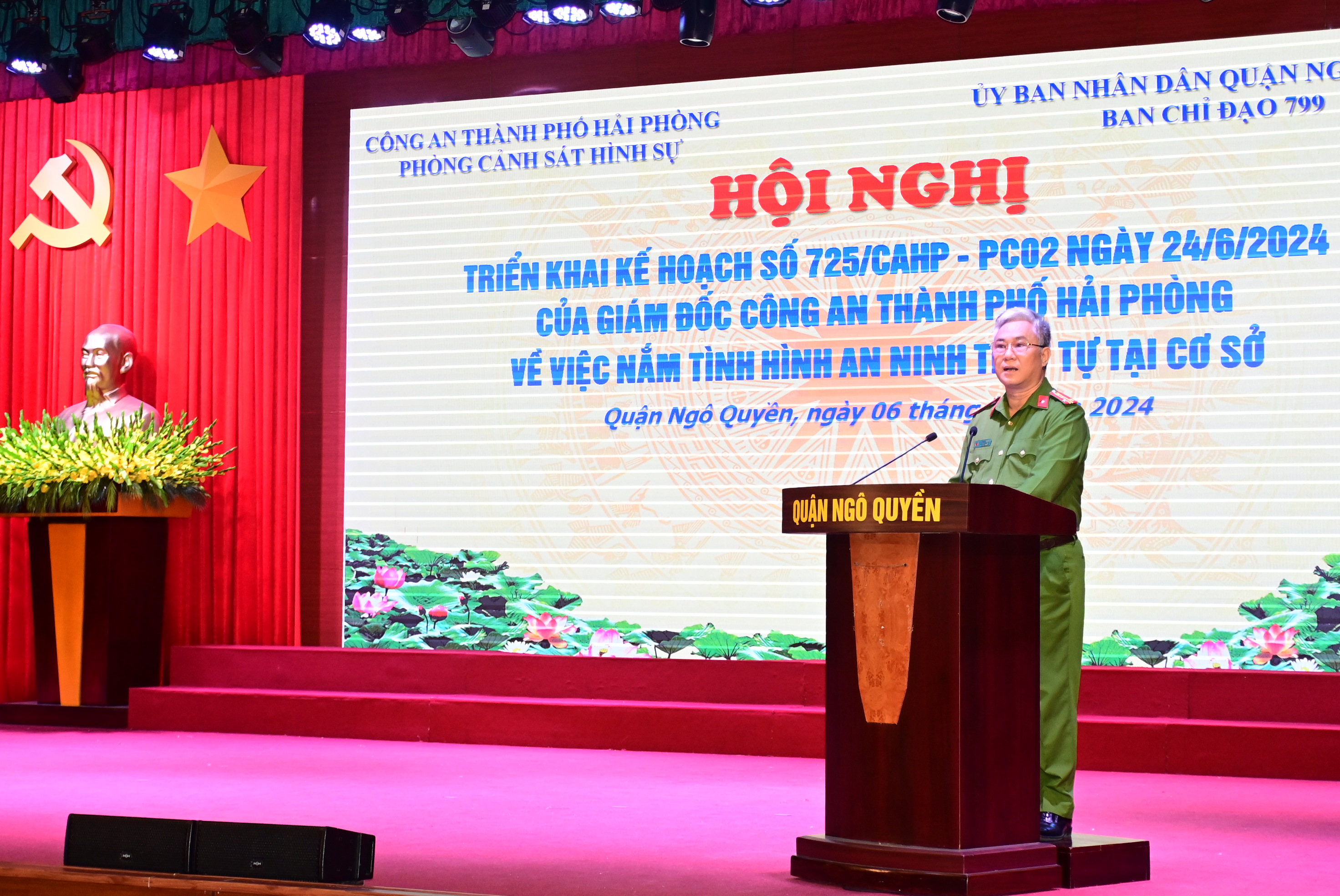 Tập trung triển khai đồng bộ, hiệu quả các biện pháp quản lý địa bàn, quản lý đối tượng trên địa bàn quận Ngô Quyền